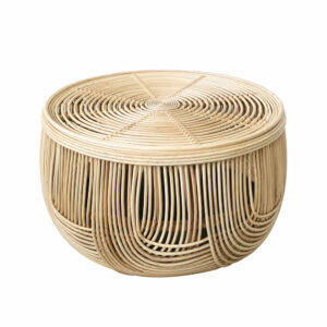 Ubud Rattan Drum Coffee Table